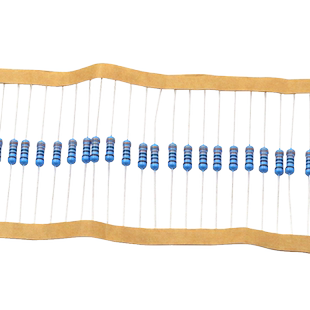 金属膜电阻器1/2W元件2k 1K 4.7K 10K 100K 100欧120欧姆1M1%色环