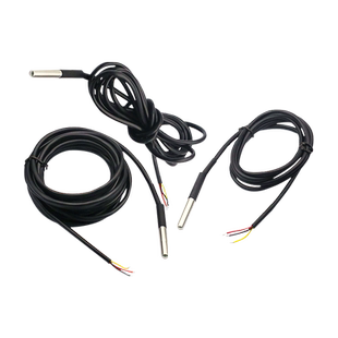 WGSD DS18B20数字温度传感器探头水温探测线不锈钢封装防水型