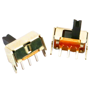 WGSD 五脚拨动开关SK-12D07 1P2T 常用款 侧面滑动开关 (20个)