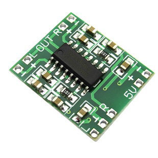 微型数字功放板2*3W D类PAM8403功放模块diy 可USB供电 2.5～5V