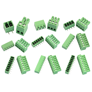 KF2EDG 3.81MM插拔式pcb接线端子弯直针+插座2 3 4 5 6 7 8 9 16P