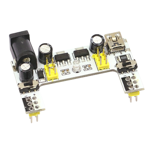 面包板电源模块2路面包板模块兼容5V/3.3V直流稳压模块电源模块
