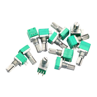 RK097NS单联双联电位器小功放音量B5K/10K/20K/50K/100K音响音箱