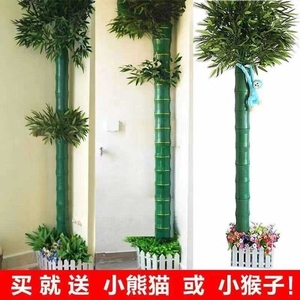 包下水管道装饰包室内气管空调管暖气管阳台遮挡仿真假竹子皮