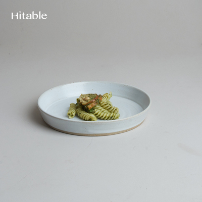Hitable山野 深盘陶瓷螺纹创意设计高颜值家用菜盘融合餐厅意面盘
