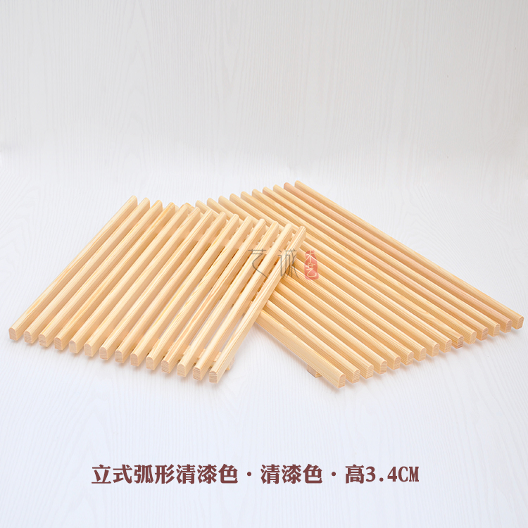 实木面包托盘木质烘焙糕点中岛柜展示架蛋糕店商超木格栅陈列架子