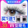 Lông mi ghép lông mi Loại W Dệt chéo mã hóa làm đẹp lông mi Lông mi giả dày - Lông mi giả lông mi giả tự dính