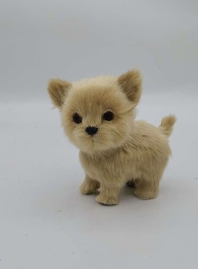 (不是真狗)仿真迷你吉娃娃狗茶杯犬生日礼品情人节礼物学生礼品