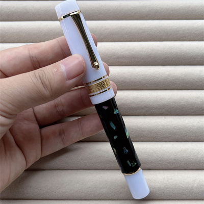 中国贝母树脂笔壳黄铜配件