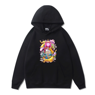 美式卡通新款探险活宝联名卫衣动漫周边印花情侣百搭休闲外套潮