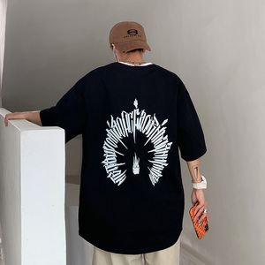！ 数据超好   夏季男士印花短袖T恤半袖QT707-T202-P25图片