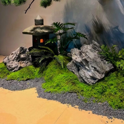 仿真苔藓块自然风渐变色青苔皮