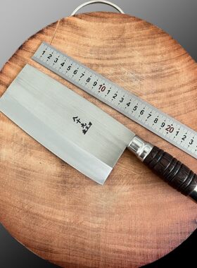 盘王刀轴承钢手工锻打六两切片刀