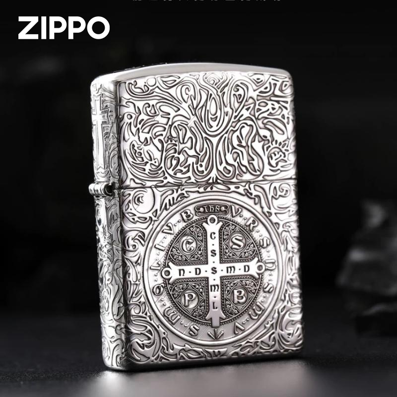 zippo打火机925银康斯坦丁收藏级生日礼物送男友高颜值火机送礼
