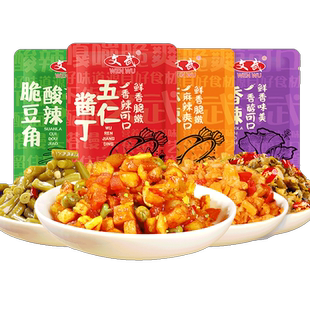 五仁酱丁酸豆角萝卜丁外婆菜独立小包袋装下饭咸菜开胃味菜酱腌菜