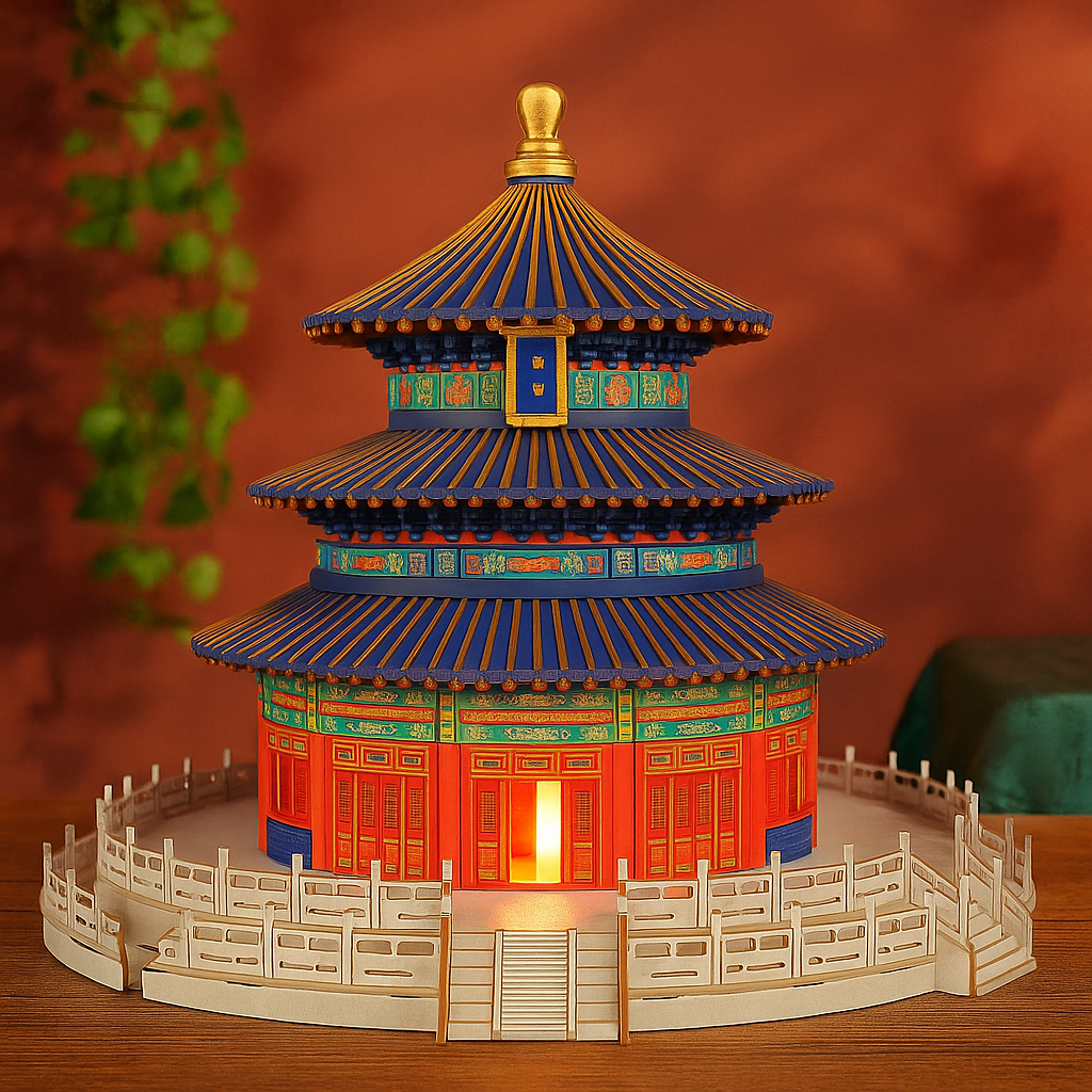 天坛积木JIGZLE木质3D立体