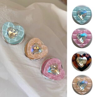 Theearthroom爱心宝石磁吸手机支架小众高级支架