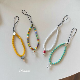 Theearthroom 捷克进口米珠 彩色系mini链合集 手机链 不可手提