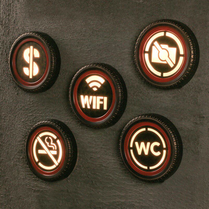 轮胎挂件美式饭店西餐厅烧烤店墙面工业风装饰品酒吧复古铁艺挂饰在类目 家居饰品, 壁饰中 - 来自Buy2taobao.com提供专业的淘宝代购服务