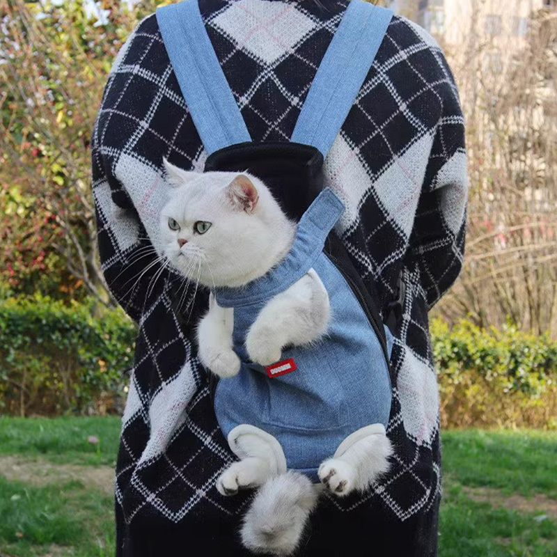 猫狗通用便携式宠物双肩包