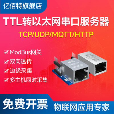 TTL/UART转以太网模块串口转网口