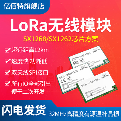 868/915MHz无线通信模块LoRa扩频