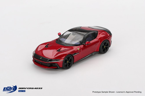 预售BBR法拉利12c ferrari 12cilindri rosso伊莫拉红合金车模