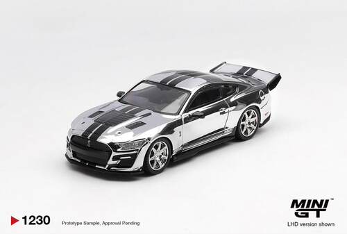 [V的预售]MINIGT 1:64 #1226 福特谢尔比GT500 电镀 合金汽车模型