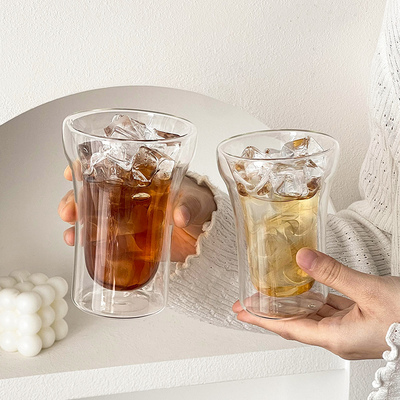 双层玻璃杯透明耐热高硼硅咖啡杯