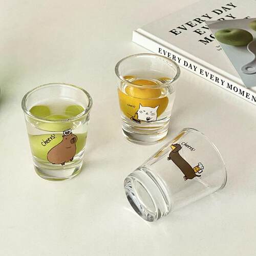 shot杯一口白酒杯可爱烧酒杯