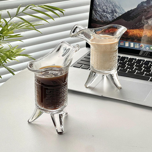 半刻空间玻璃小红书同款皇帝酒杯