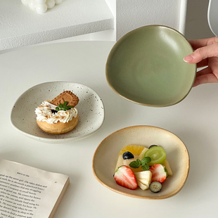 日式陶瓷小碟子吐骨碟家用餐碟小菜碟凉菜盘火锅蘸料碗酱油调料碟