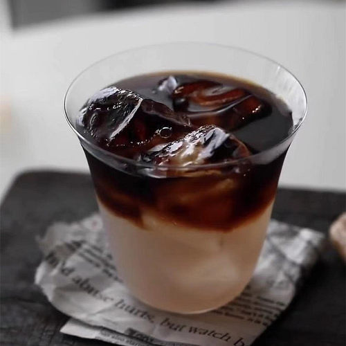 ins风冰咖啡杯拿铁杯功夫茶国风