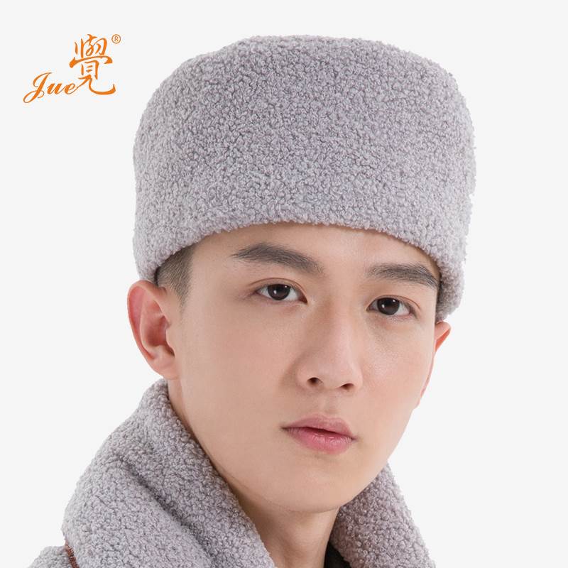 新款觉牌僧帽围巾套装冬季泰迪绒帽子围脖出家僧人男女款和尚居士