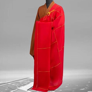 新款四季金边七忏衣袈裟祖衣僧服男女出家僧人法衣佛衣僧衣和尚服