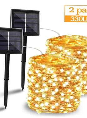 50/100/200/330 LED Solar Light Outdoor Lamp String Lights 1