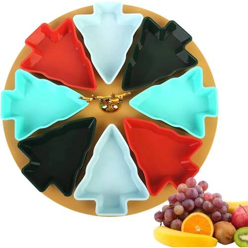 Christmas Treats Organizer, Dried Fruits Serving Tray, Chris
