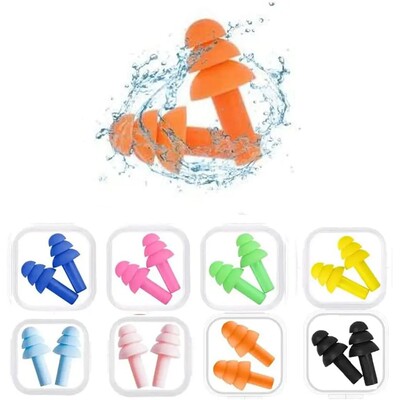 Earplugs for Sleeping Noise Cancelling Reusable Silicone Ear