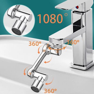 360° Rotating Faucet Extender - Multi-Functional, Foldable