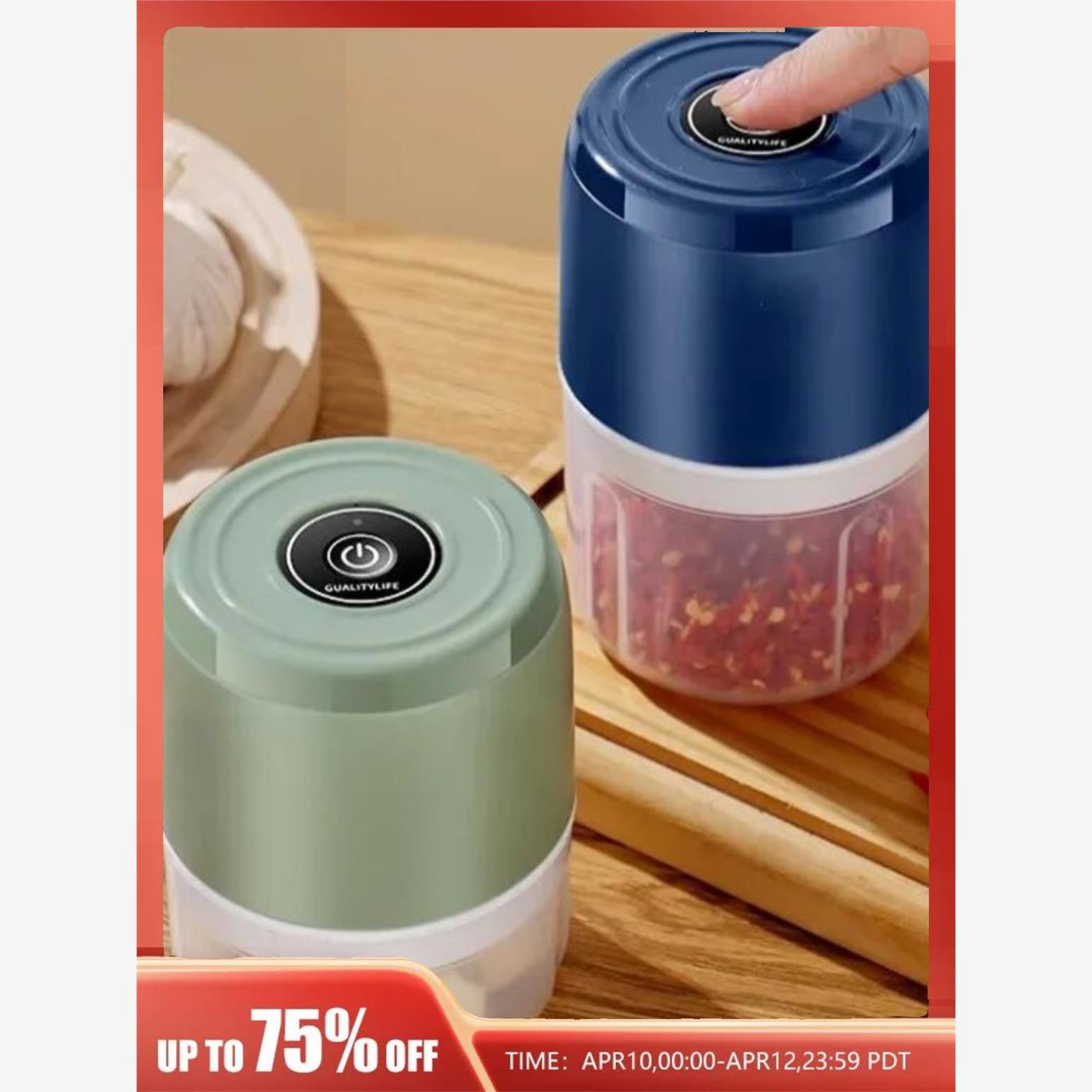 Electric Food Chopper Garlic Crusher Meat Grinder Mini Garli