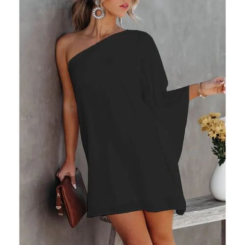 Summer Commuter Women's S-2XL size Dress One Line Diagonal N