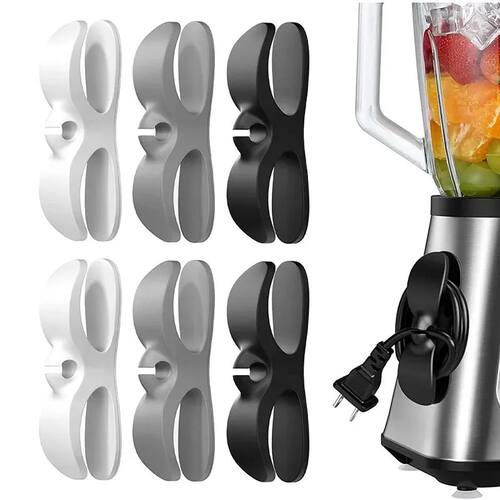 4/6PCS Cord Winder Organizer for Kitchen Appliance Cord Wrap