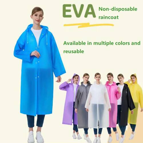 Women's Raincoat Rainwater Layers Protection for Rainy Rain