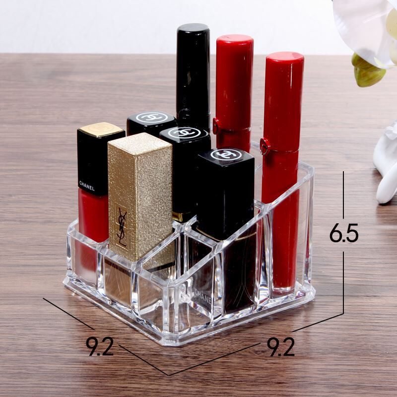 e Lipstick Storage Box Acrylic Makeup Organizer Storage Case