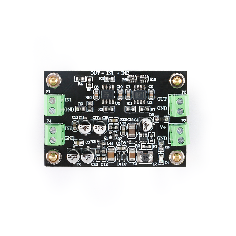 模拟加法器模块 两路加法器 模拟加法运算   加法模块 1:1加法器