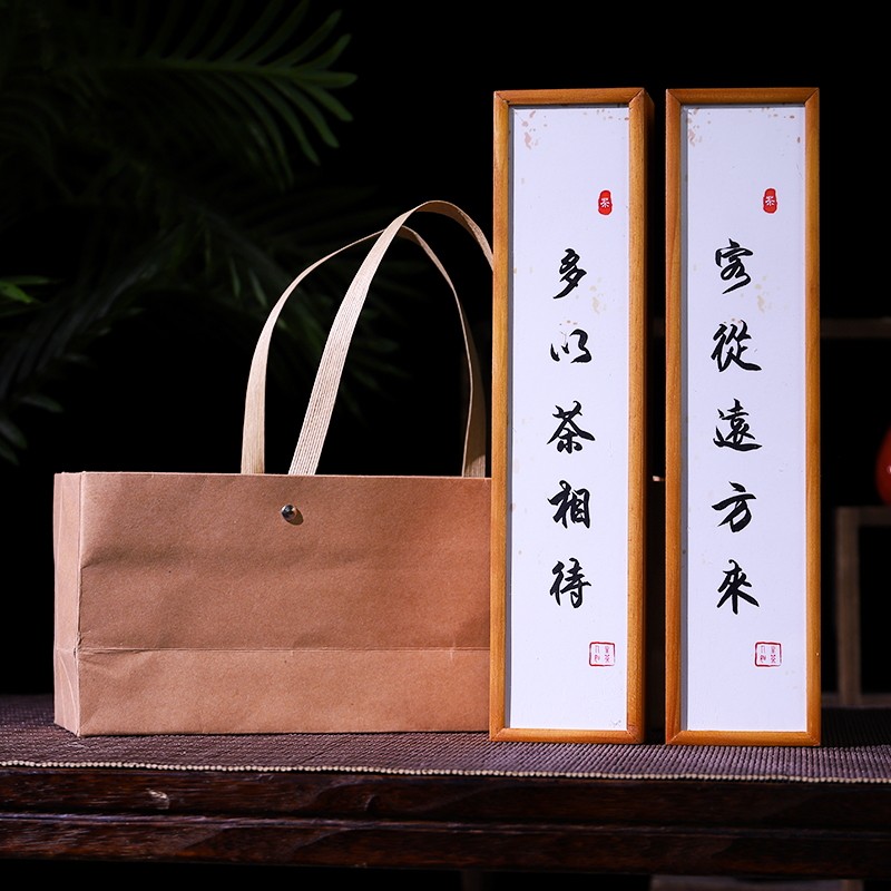 岩茶实木包装盒龙珠茶包装小罐茶礼盒国风竹木包装定制茶叶盒空盒