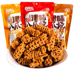 狗牙儿八爪烧8090后儿时怀旧津味比萨卷锅巴大包膨化解馋零食小吃
