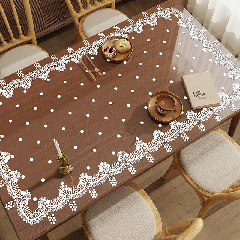 蕾丝软玻璃红木餐桌垫印花pvc透明防水防油免洗防烫实木茶几桌布,居家布艺,桌布,淘宝优惠券,粉丝福利购,淘宝优惠卷