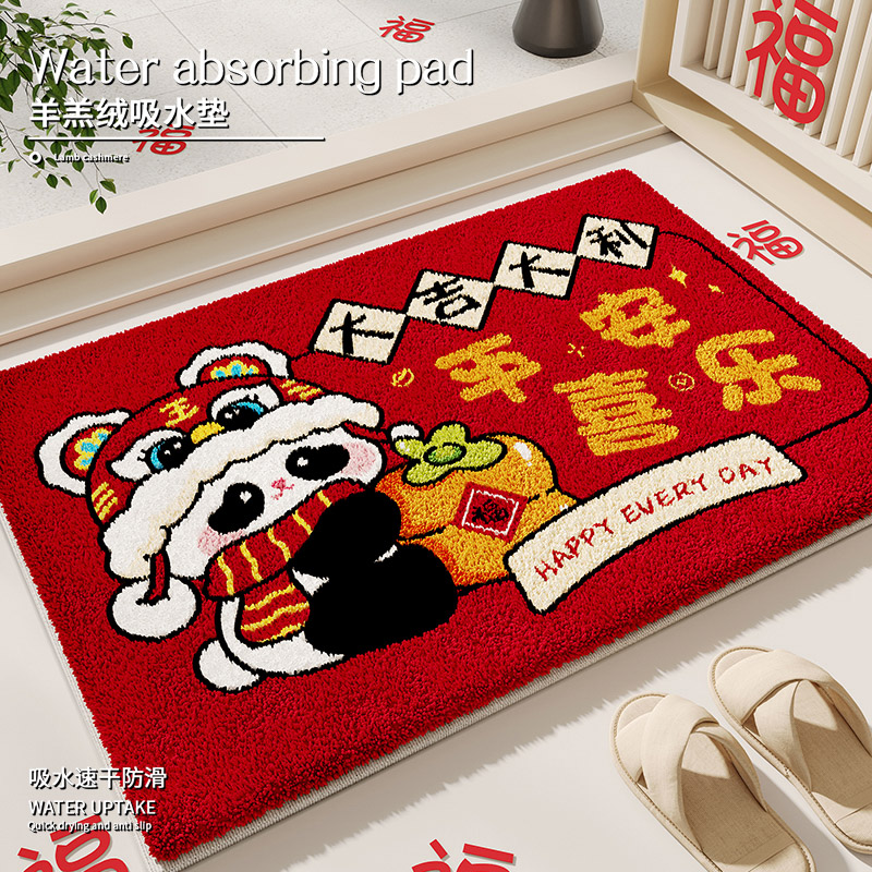仿羊绒浴室门口地垫吸水卫生