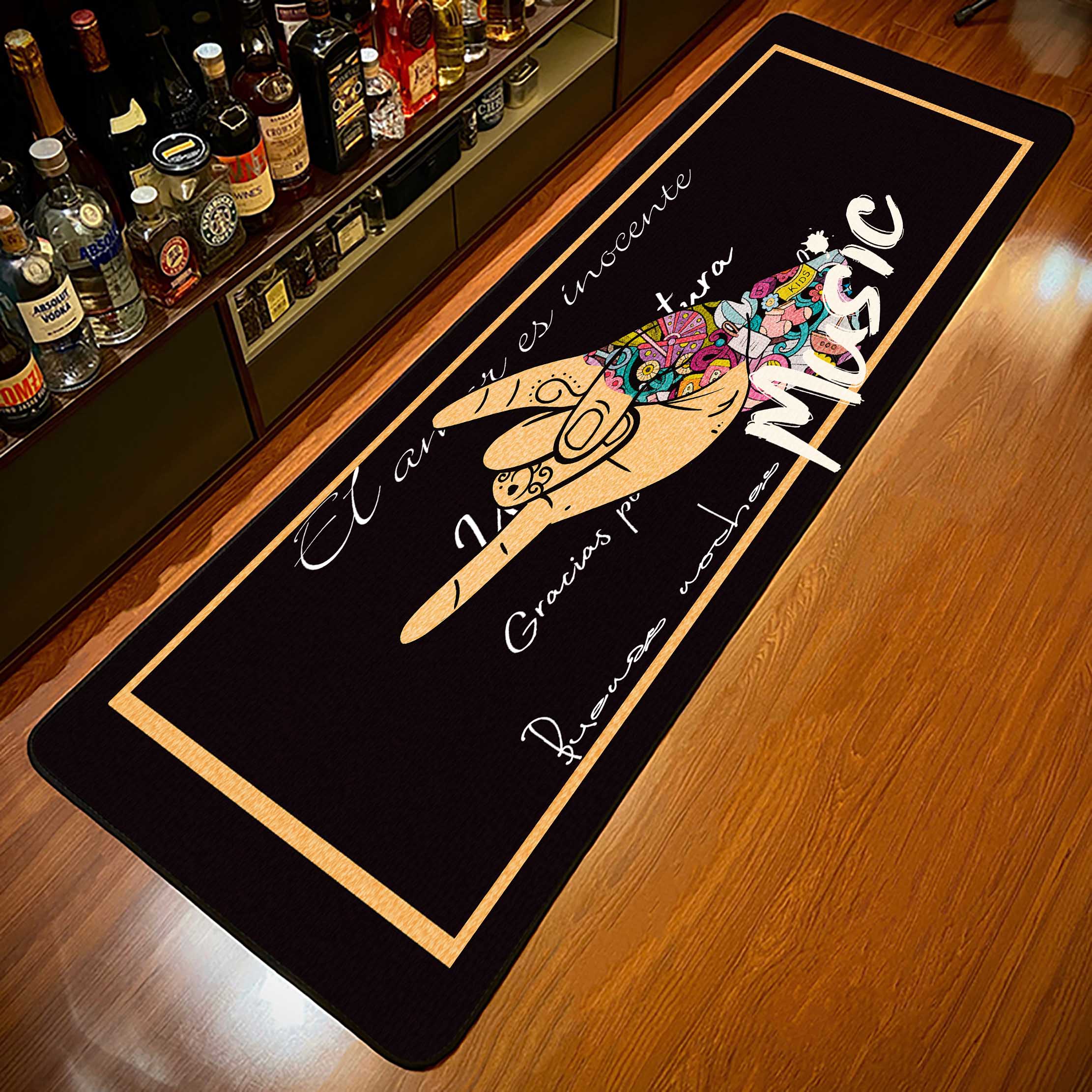 吉他垫子摇滚地毯周边琴行排练室酒吧音箱乐器隔音吸音地垫防滑垫